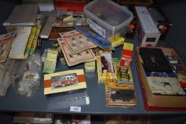 A shelf of 00/HO scale accessories including IHC, Ratio, RoCo etc along with EFE and similar
