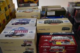 Twenty Corgi (china) Classics , Commercials and similar diecast advertising buses including 96994,
