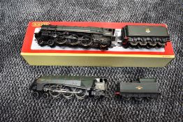 Two Hornby 00 gauge 4-6-2 Loco's & Tenders, Andrew K McCosh 60003 and Solway Firth 70049, with one