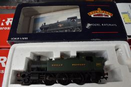 A Bachmann 00 gauge Great Western Class 4575 2-6-2 Tank Locomotive 5555, cat no 32-136, boxed