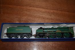 A Bachmann 00 gauge Southern 4-6-0 Loco & Tender, Lord St Vincent 856, in non original box