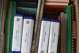 A collection of books amongst which are of local interest, such as kendal, text and reference