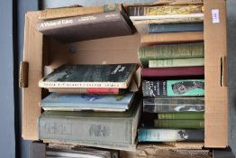 A miscellany of books amongst which are text and reference including wildlife interest, adventure