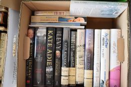 A selection of books, mostly political and autobiographical, including a number which are signed