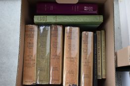 A selection of ornithology volumes, including a collection by Witherby.