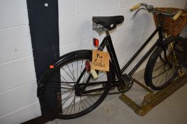 A vintage bike with later additions