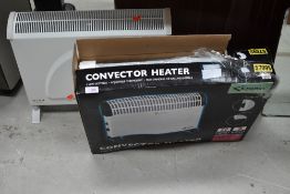 Two electric convector heaters, including boxed