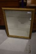 A gilt frame wall mirror, approx. 55 x 43cm