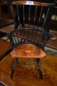 A modern dolls chair, spindle back Windsor design, height approx. 39cm