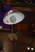 A vintage desk or bench top work light