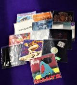 A lot of 14 x 12' singles - post punk , rock and more on offer here