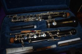 A Buffet Crampon Oboe (not clarinet) in fitted case, serial number stamped 18241