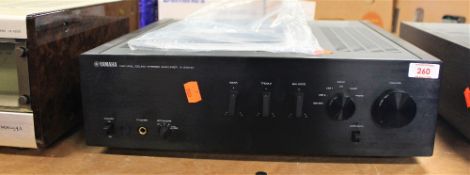 A Yamaha Amplifier AS1000 - heavy duty item and excellent playback quality