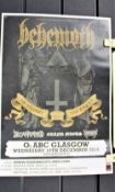 A Behemoth poster - rock / metal interest - nice item