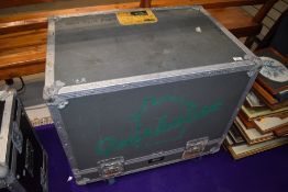 A large wheeled flight case, external dimenstions approx. 80x56x76cm
