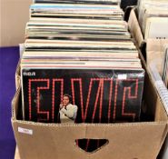 A job lot of 100 various albums with rock and pop , jazz , vocal and more