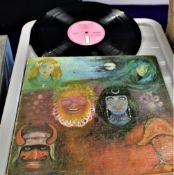 A copy of ' in the wake of poseidon ' by King Crimson - has condition issues - vg minus but an early