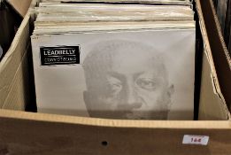 A large box of early jazz titles - some blues also included in this lot - viewing recommended