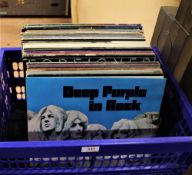 A box of large box of mixed vinyl