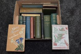 Botany and Gardening. A carton. Includes; Mrs. Lankester - British Ferns. London: 1903; Takeda, H. -
