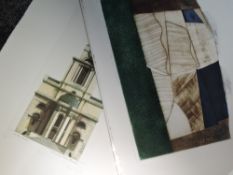 A Ltd Ed print, after John Williams, The New landscape, numbered 24/50, signed, 44 x 58cm, and a Ltd