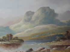 A pair of gouache paintings, H T Watson, Killarney lake, signed, each 25 x 38cm