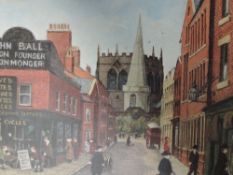 A Ltd Ed print, after Tom Dodson, The Church, numbered 14/500, 38 x 46cm