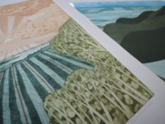 Two Ltd Ed prints, after John Brunsdon, Sunrise over Gower, numbered 6/150, signed, 60 x 45cm, and