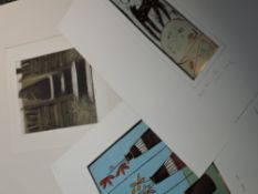 A Ltd Ed print, after Derek Williamson, Steps II, numbered 2/45, signed and dated 1980, 30 x 20cm