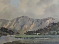 A watercolour, E J W Prior, River Brathay, Ambleside, signed, framed and glazed, 18 x 27cm