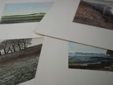 A Ltd Ed print, after Petherson, Stour, numbered 29/150, signed, 20 x 25cm, a Ltd Ed print, after