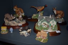 A selection of figures and figurines by Leonardo