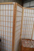 A home made room divider screen