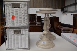 A selection of miscellaneous including small basket storage