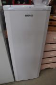 A Beko upright freezer