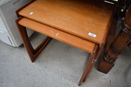A nest of TWO G plan style teak tables