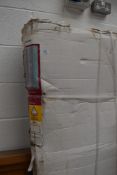 A corner shower tray and shower enclosure