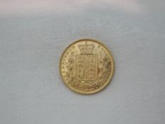A 1884 Queen Victoria Shield Back Melbourne Mint Gold Sovereign