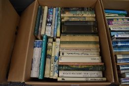 A variety of books, including countryside and floral interest.