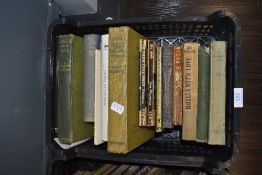 A selection of vintage books,mixed genres.