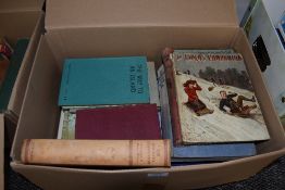 A collection of books, of childrens interest,and britain and british countryside.