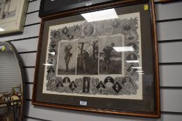 A photographic presentation 'The Jubilee of golfing championship, 1860-1910' Framed and mounted.
