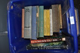A selection of vintage books,of lake district interest.