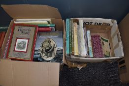 A variety of books and magazines, poetry, countryside and childrens interest.