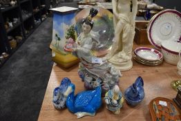 A collection of oriental figures and similar.