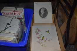 A collection of prints, of nature and floral interest.