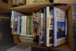 A box of books relating to toys, model making and also some childrens story books.