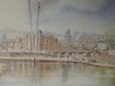 A Ltd Ed print after Ottowell, Lancaster, numbered 356/500, 30 x 45cm, framed and glazed