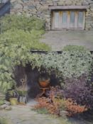 Two watercolours, Helen M Jackson, Tools of the Trade, Troutbeck, signed, and attributed verso, 32 x