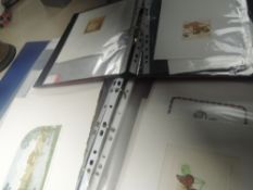 Two files of Ltd Ed prints, various, inc after, Stephen Whittle, The Lake and Garden at Blenheim,